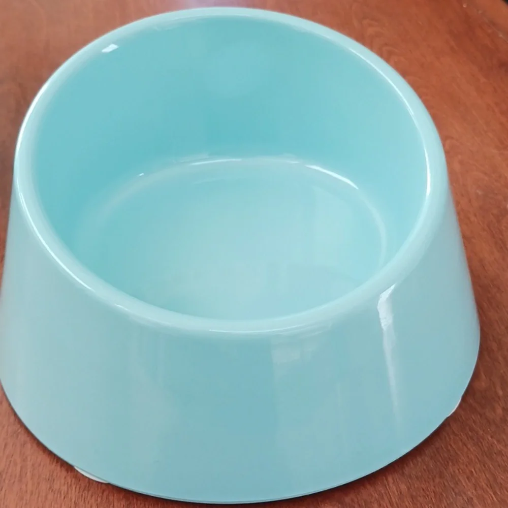 Van Ness Light Blue Cat Bowl